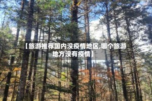 【旅游推荐国内没疫情地区,哪个旅游地方没有疫情】