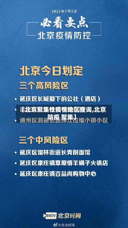 【北京聚集性疫情地区查询,北京 防疫 聚集】-第1张图片