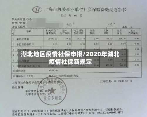 湖北地区疫情社保申报/2020年湖北疫情社保新规定-第1张图片