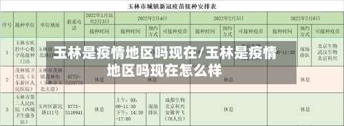 玉林是疫情地区吗现在/玉林是疫情地区吗现在怎么样-第2张图片