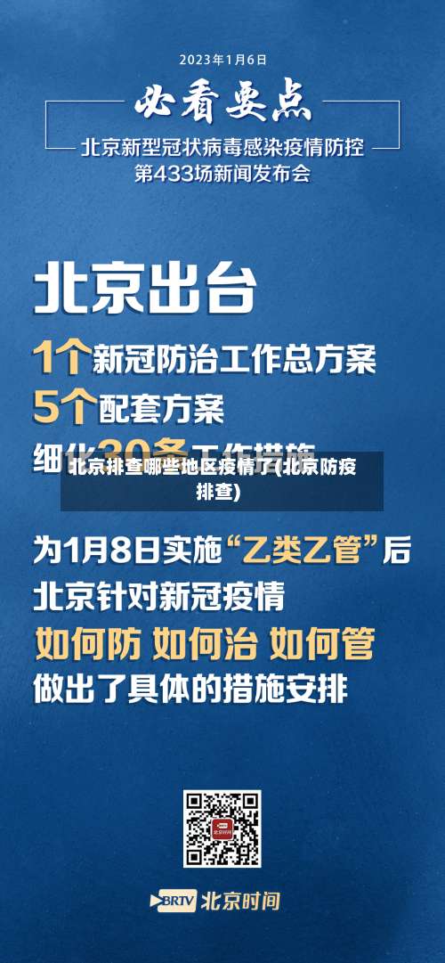 北京排查哪些地区疫情了(北京防疫排查)-第1张图片